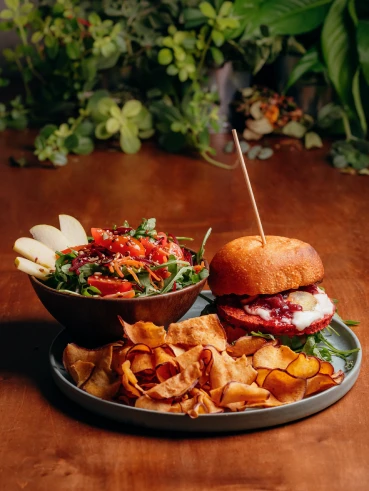 Hamburguer Vegetariano Ninho
