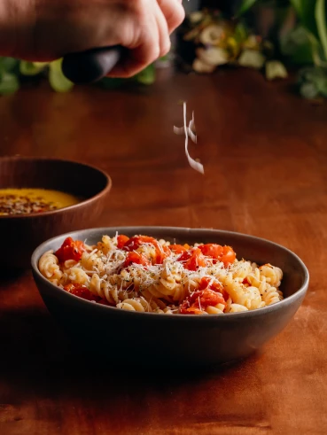 Massa Garça com tomate